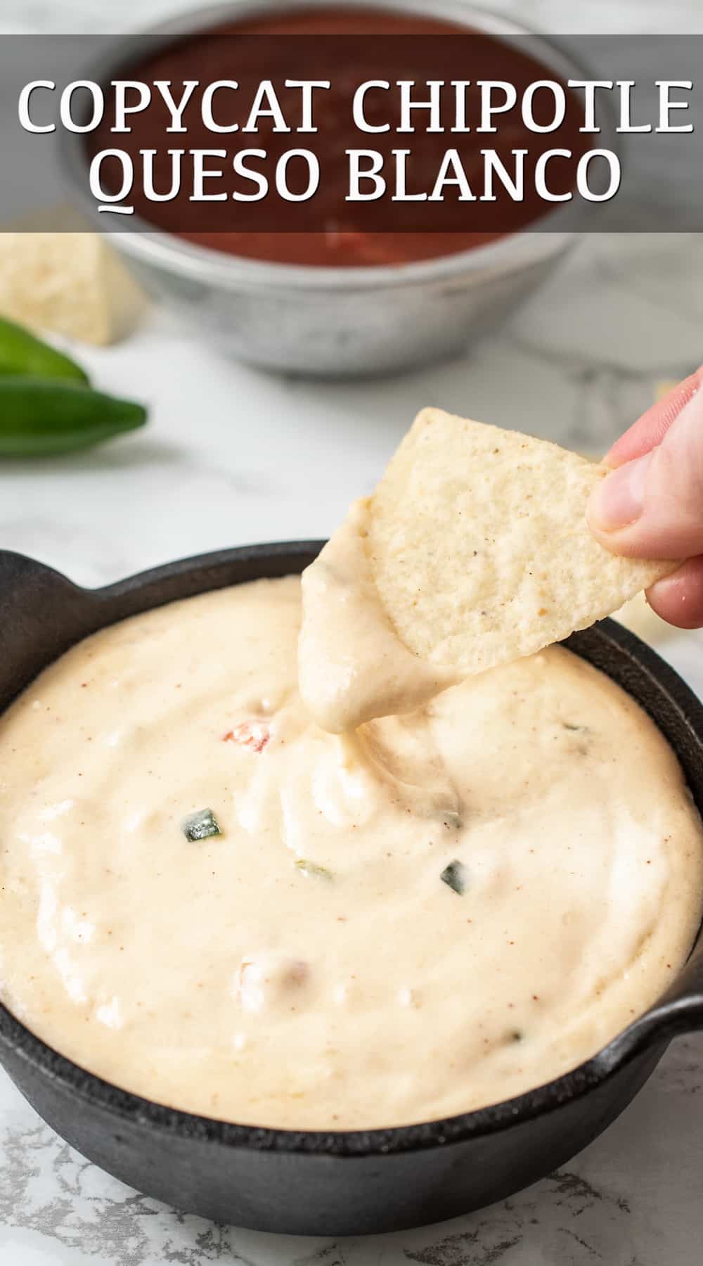 Copycat Chipotle Queso Blanco – Culinary Ginger