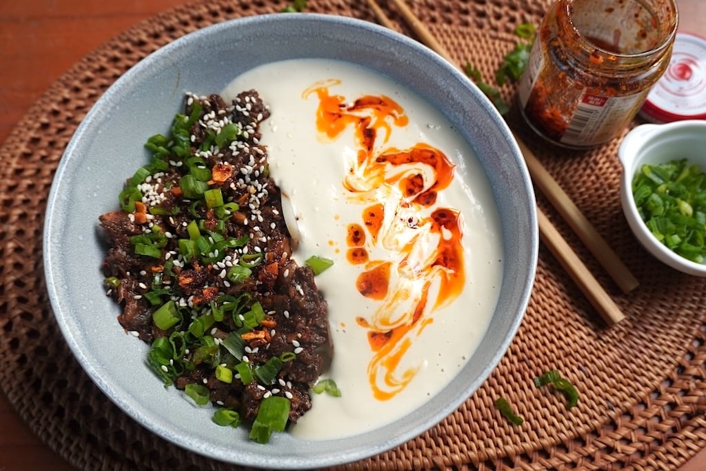 Viral Mapo Tofu Udon Recipe (Vegan Recipe)