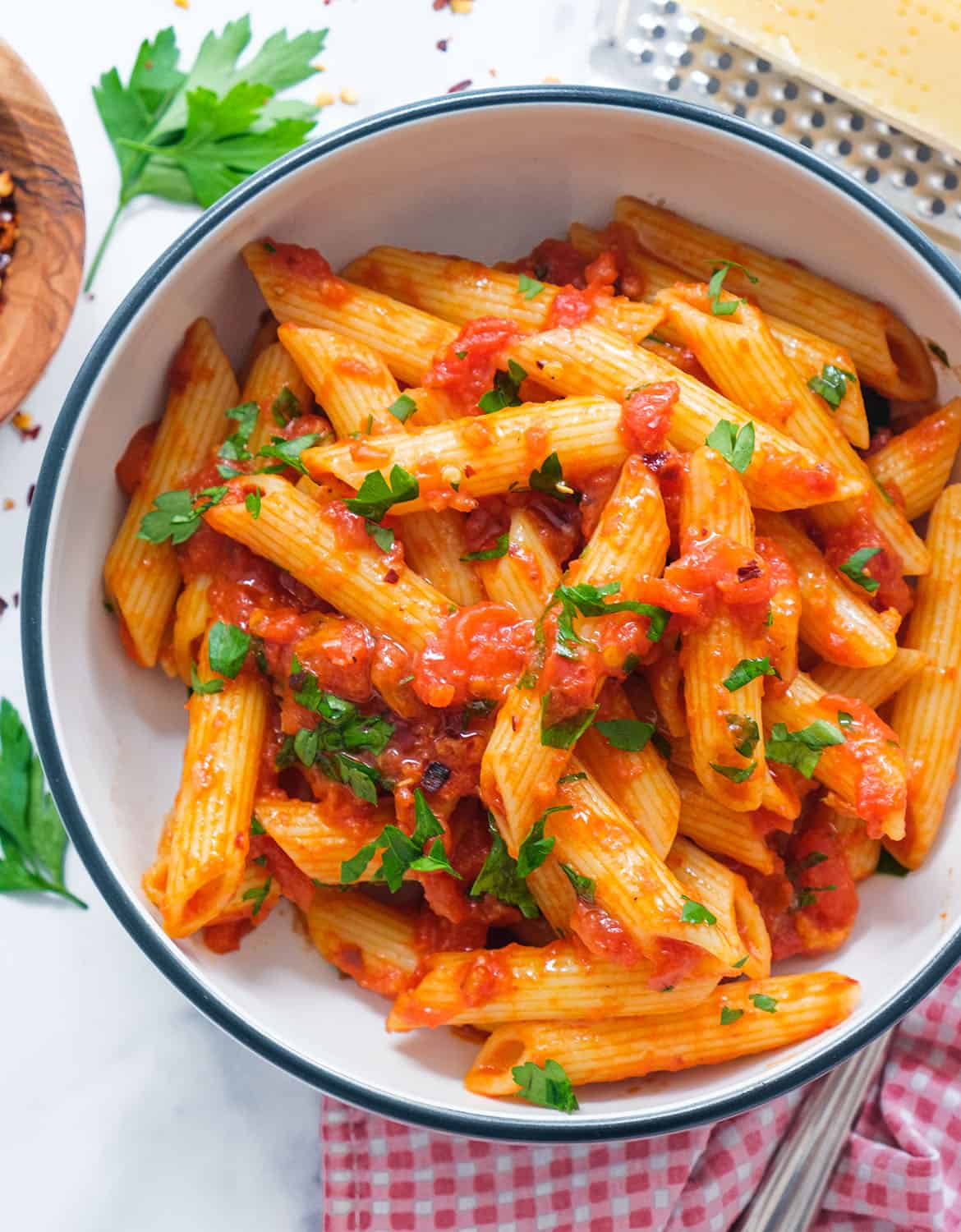 Penne all’Arrabbiata – easy & quick!