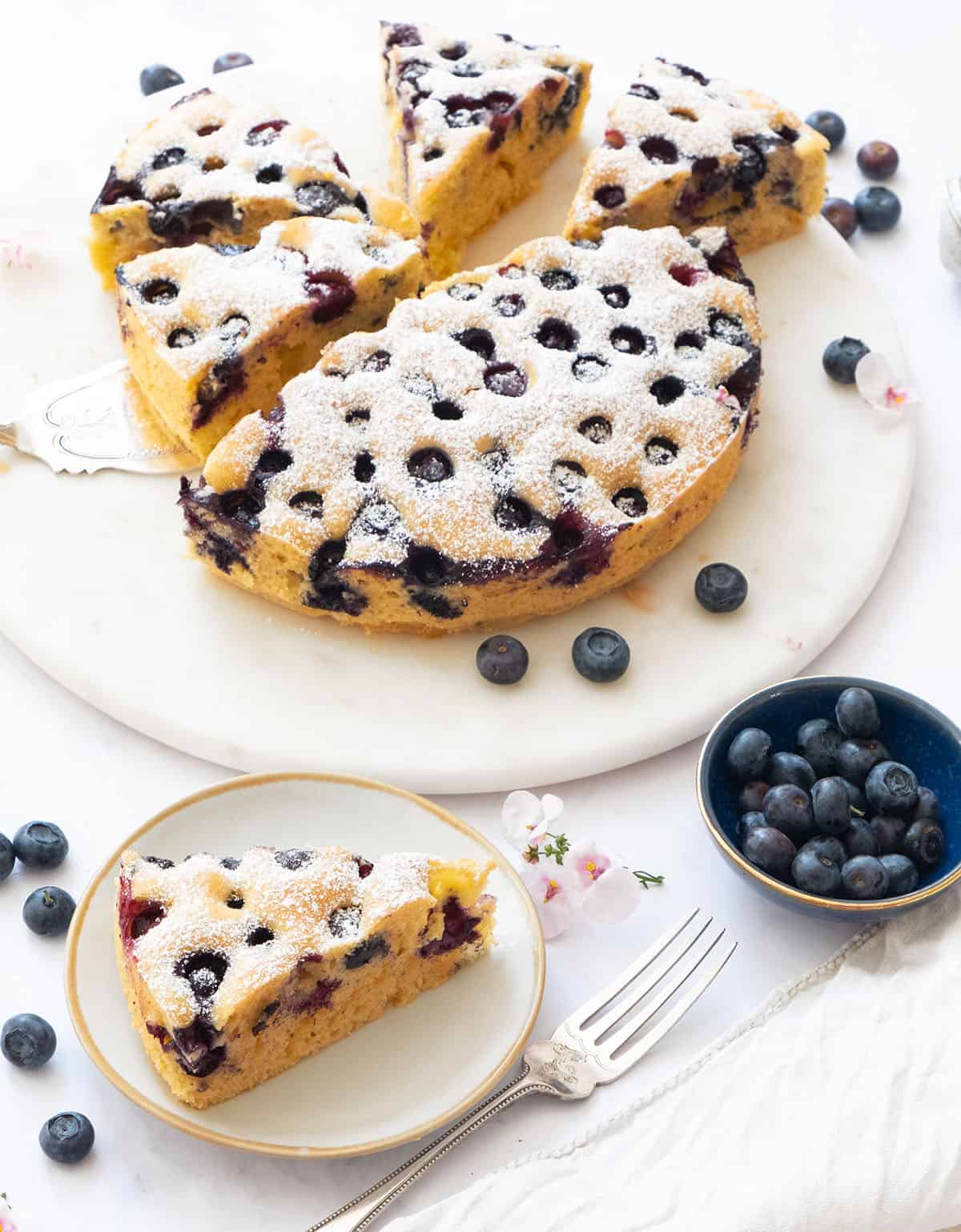 Ricotta Blueberry Cake – The clever meal